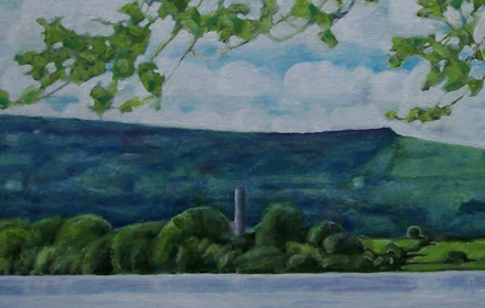 Holy Island, view from Mountshannon. County Clare