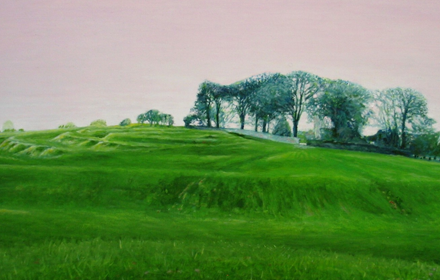 Tara, view from Mound of Hostages. County Meath.