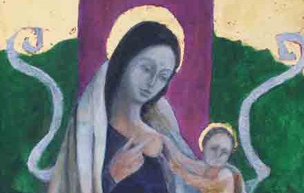 Madonna and Feeding Child.