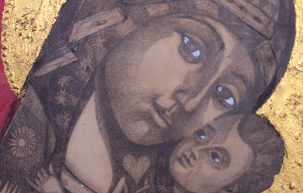 Black Madonna and Child.