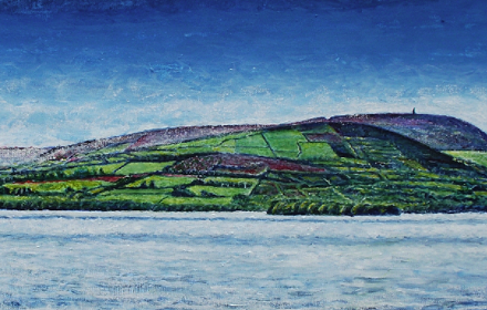 Tountinne, view from Mountshannon. County Clare.