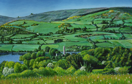 Holy Island and Fields. County Clare.
